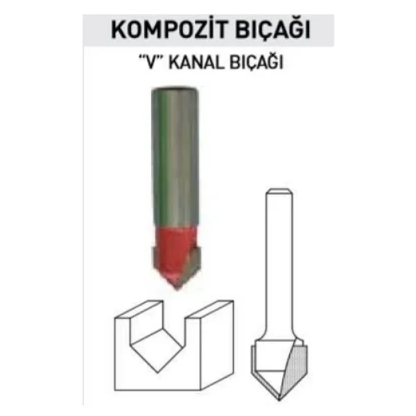 Topshop 14479 Kompozit Freze Bıçağı 1x12mm. - Görsel 6