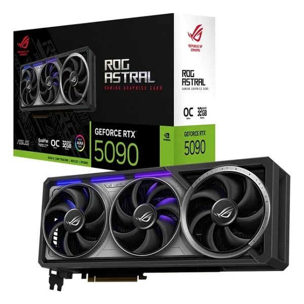 Asus RTX 5090 Rog Astral Oc Edition Rog-Astral-Rtx5090-O32g-Gamıng 512 Bit Gddr7 32 GB Ekran Kartı - Görsel 3
