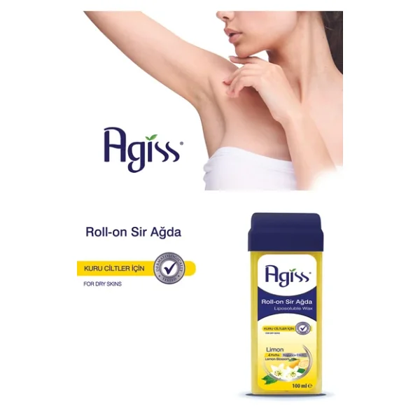 Agiss Limonlu Kuru Ciltler 100 Ml Roll-On Sir Ağda - Görsel 8