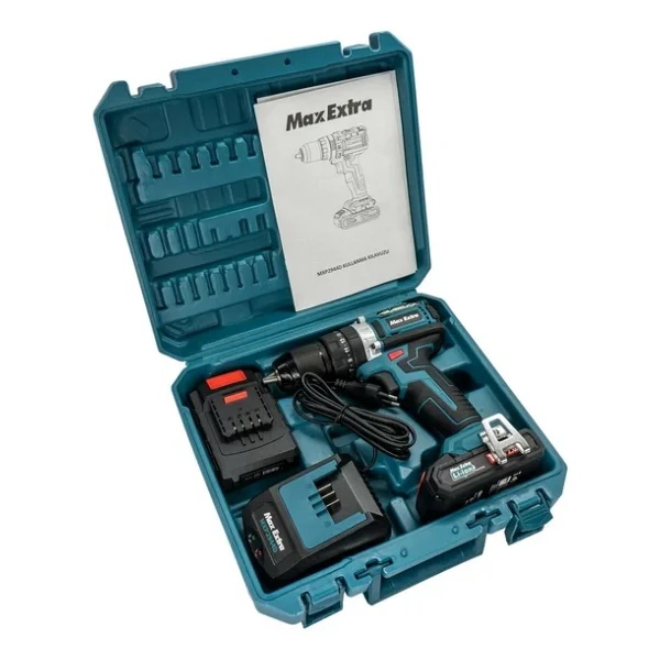 Max Extra Mxp2944d 18 V 2 Ah Çift Akülü Darbeli Matkap - Görsel 4