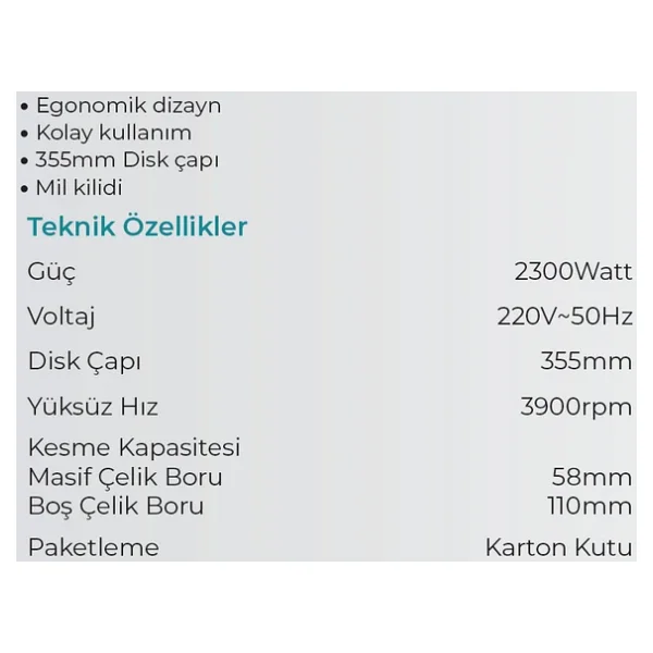 Max Extra Mxp 3553 Profil Kesme Makinesi - Görsel 6