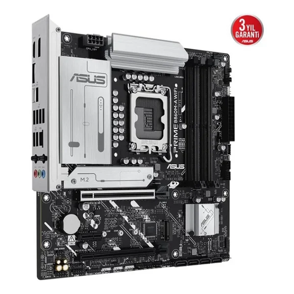 Asus Prıme B860m-A Wi-Fi 4x DDR5 Dp/Hdmı 2x M.2 1x 2.5glan/Wi-Fi/BT Usb3.2 1851p Anakart - Görsel 7