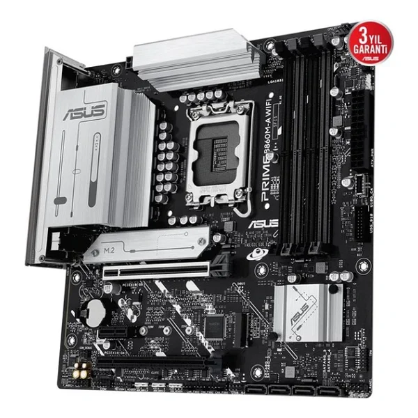 Asus Prıme B860m-A Wi-Fi 4x DDR5 Dp/Hdmı 2x M.2 1x 2.5glan/Wi-Fi/BT Usb3.2 1851p Anakart - Görsel 9