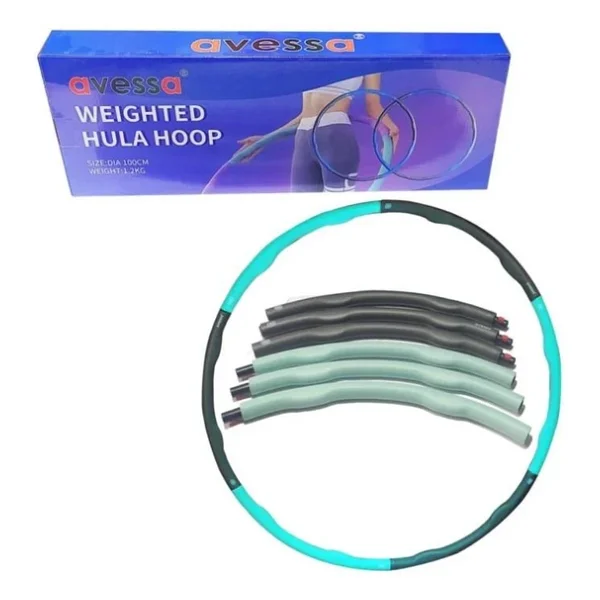 Avessa Hlp-100 Ağırlıklı Hulahop 1,2kg Gri-Pembe - Görsel 3