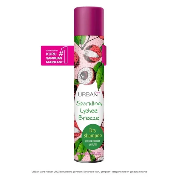 Urban Care Sparkling Lychee Breeze 200 Ml Kuru Şampuan - Görsel 4