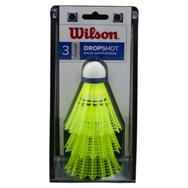 Wilson Dropshot 3 Clamshel Ye Sarı Badminton Topu Wrt6048ye - Görsel 4