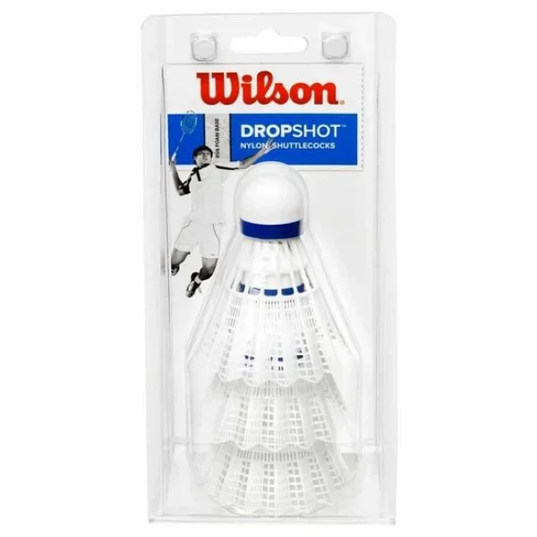 Wilson Dropshot 3'lü Beyaz Badminton Topu Wrt6048wh - Görsel 3