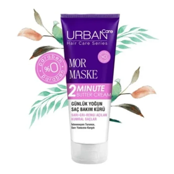 Urban Care Renk Düzenleyici Saç Bakım Kürü Mor Maske 200 Ml - Görsel 5