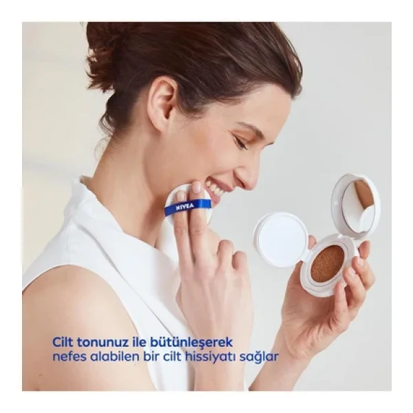 Nivea Cellular Expert Finish 3 İn 1 Cushion 15 Faktör Renkli Yüz Bakım Kremi 15 Ml - Görsel 3