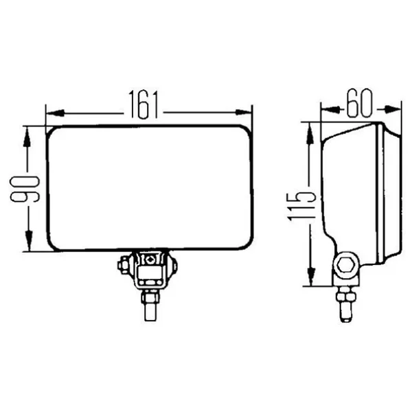 Hella Comet 450 Uzun Hüzme 12v H3 Halojen Far 1nb005860-221 - Görsel 8