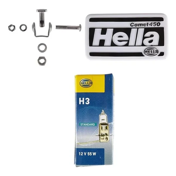 Hella Comet 450 Uzun Hüzme 12v H3 Halojen Far 1nb005860-221 - Görsel 7