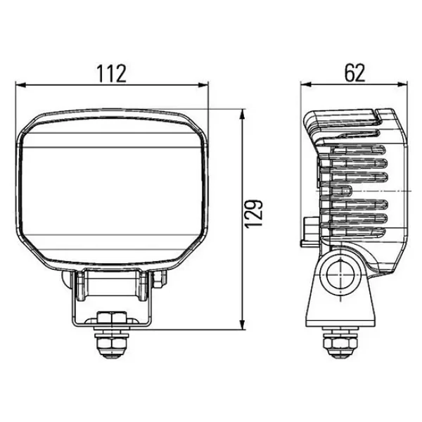 Hella Off-Road LED Lamba 12v-24v Power Beam 1800 1ga996388-031 - Görsel 5