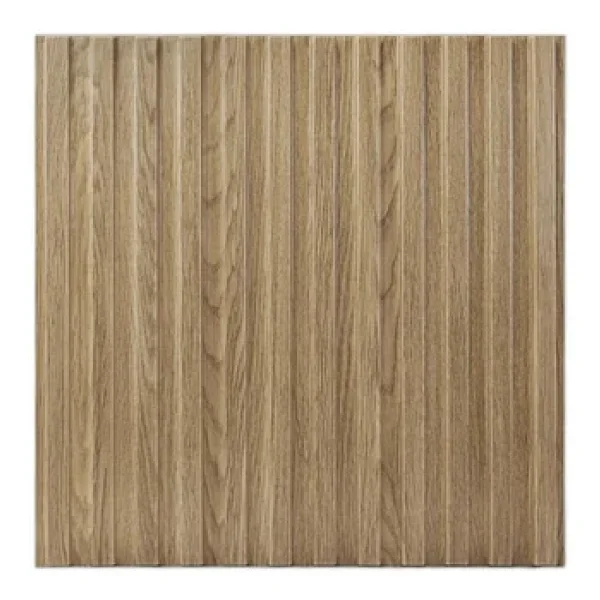 Renkli Duvarlar 50cmx50cm 1adet 3d Abs Malzeme Pvc Dayanıklı Duvar Paneli Silinebilir Lambiri Model Kahverengi Panel - Görsel 3