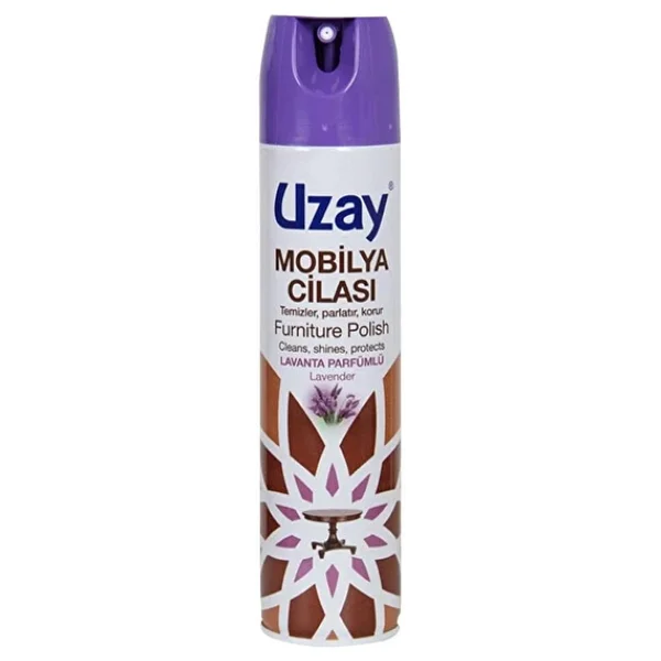 Uzay Lavanta Parfümlü 300 Ml Mobilya Bakım Cilası - Görsel 6
