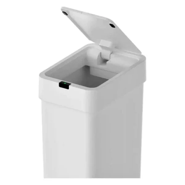 Sensörlü Otomatik Slim Çöp Kovası 9 Litre Plastik Beyaz Yerli Üretim Beyaz - Görsel 5