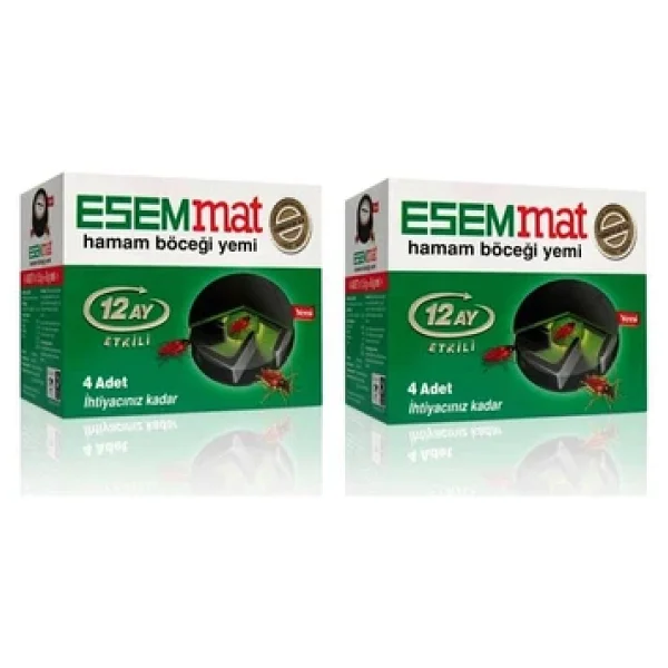 Esemmat 12 Ay Etkili Hamam Böceği Yemi 4 Adet X 2 Adet - Görsel 3