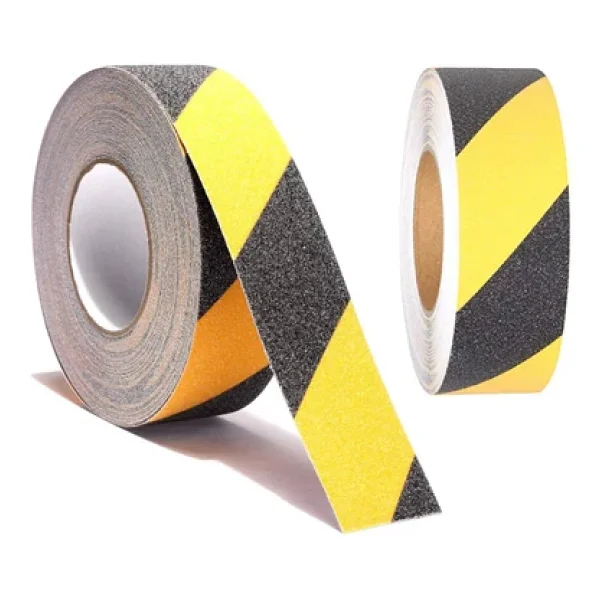 50 Mm X 15 M Kaydırmaz Bant Starline Sarı-Siyah X 5 Adet - Görsel 3