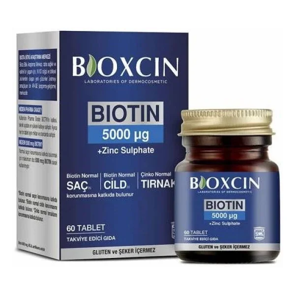 Bioxcin Biotin 5000 Mcg 60 Tablet - Görsel 4