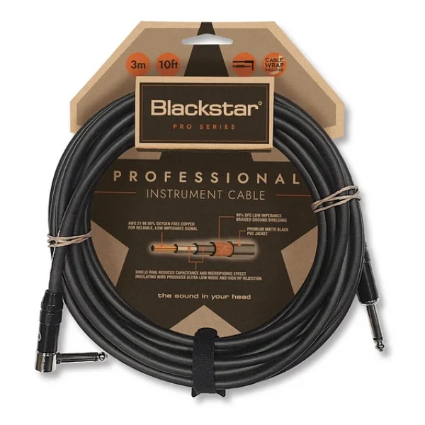 Blackstar Profesyonel Str/Ang Enstrüman Kablosu 3m - Görsel 3
