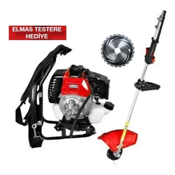 Attlas Bcs 52 P 2.6 Hp Benzinli Sırt Tırpanı - Görsel 8