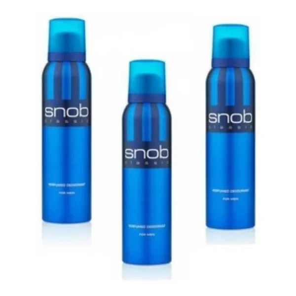 Snob Classic 150 Ml 3 Adet Deo Sprey - Görsel 4