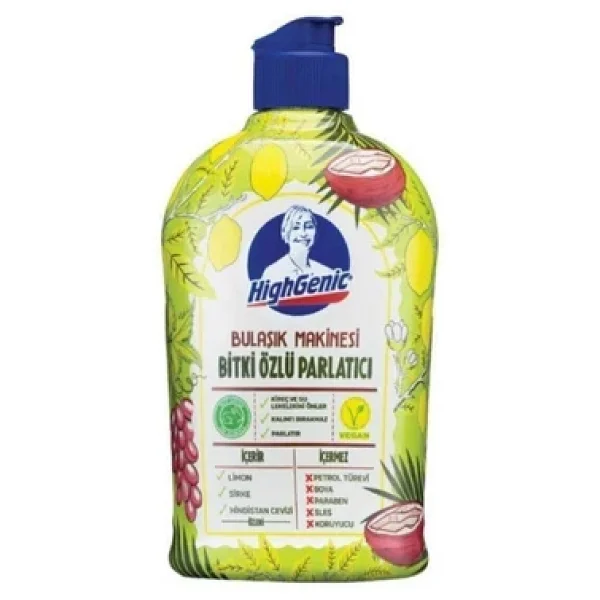 Highgenic Bitki Özlü 500 ml Bulaşık Makinesi Parlatıcısı - Görsel 6