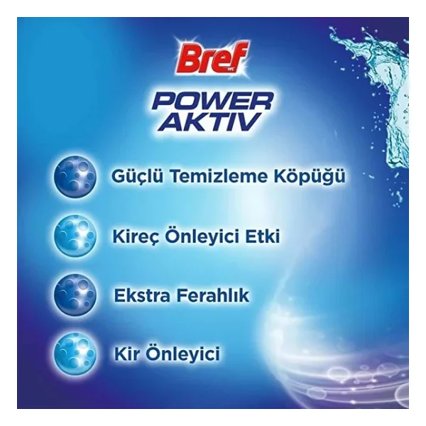Bref Power Aktiv Klozet Bloğu Okyanus Kokulu (5 Li Set) (5pkx1) - Görsel 5