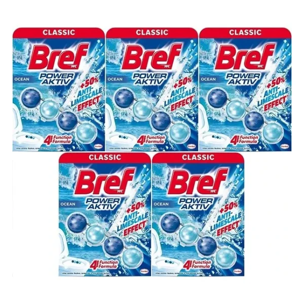 Bref Power Aktiv Klozet Bloğu Okyanus Kokulu (5 Li Set) (5pkx1) - Görsel 3