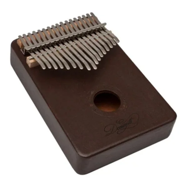 Kalimba Full Set - Hediye Paketi- Stant-Parmak Koruyucu Kahverengi - Görsel 2