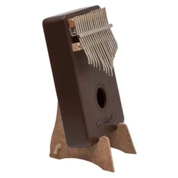 Kalimba Full Set - Hediye Paketi- Stant-Parmak Koruyucu Kahverengi - Görsel 4