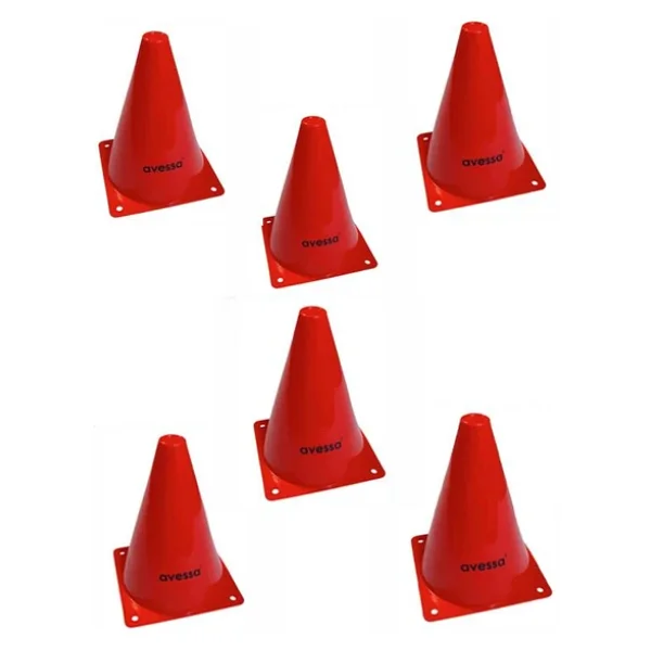 Avessa Hn-18-1 Antrenman Hunisi 18 Cm Kırmızı 6lı - Görsel 2