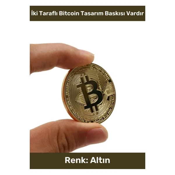 Deluxe Series Kutulu Hediyelik Kripto Hatıra Koleksiyon Bitcoin Madeni Para Altın Rengi 10 Adet - Görsel 3