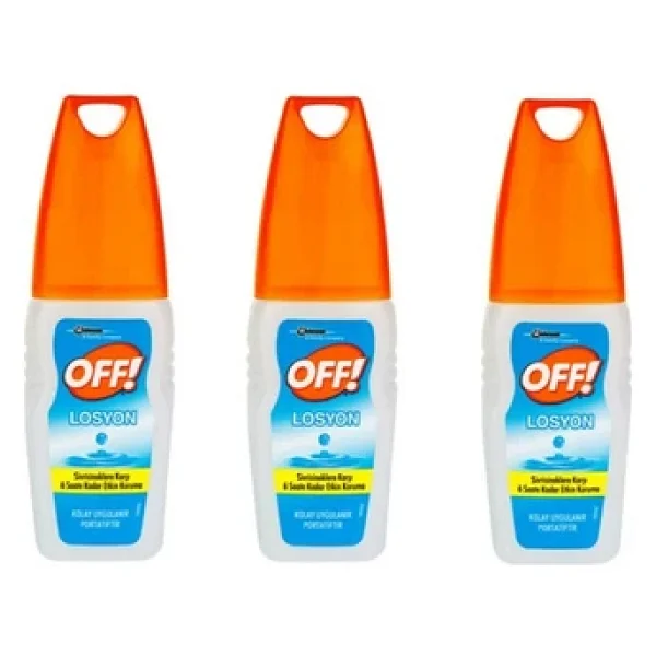 Off Sinek Kovar Losyon 100 Ml 3'lü - Görsel 5
