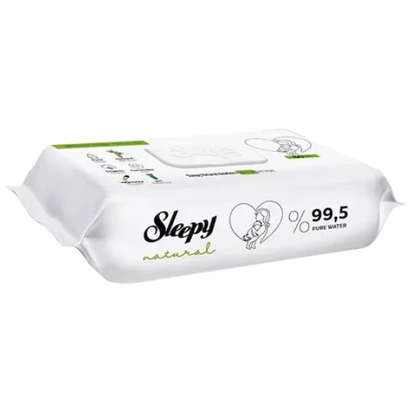 Sleepy Natural Yenidoğan 60 Yaprak Islak Mendil - Görsel 4