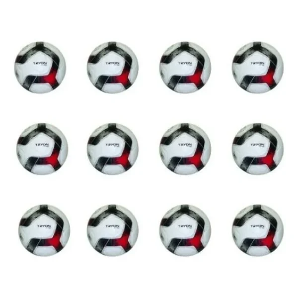 Tryon Ft-180 4 Numara Futbol Topu 12'li Paket -Kırmızı - Görsel 5