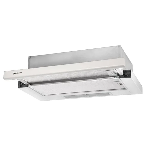 Eminçelik As 1320 W60 Beyaz Sürgülü Aspiratör - Görsel 4