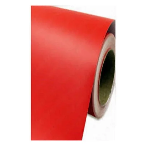 Ecce Mat Kırmızı Kendinden Yapışkanlı Kaplama Folyosu 122 Cm X 2 Mt - Görsel 5