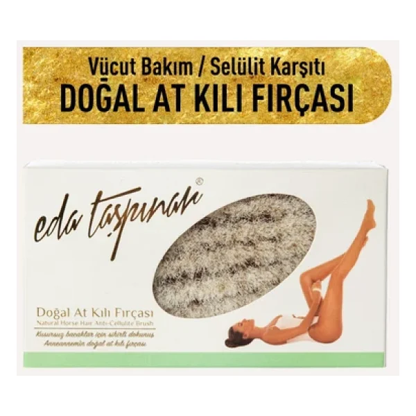 Eda Taşpınar Doğal At Kılı Masaj Fırçası - Görsel 3
