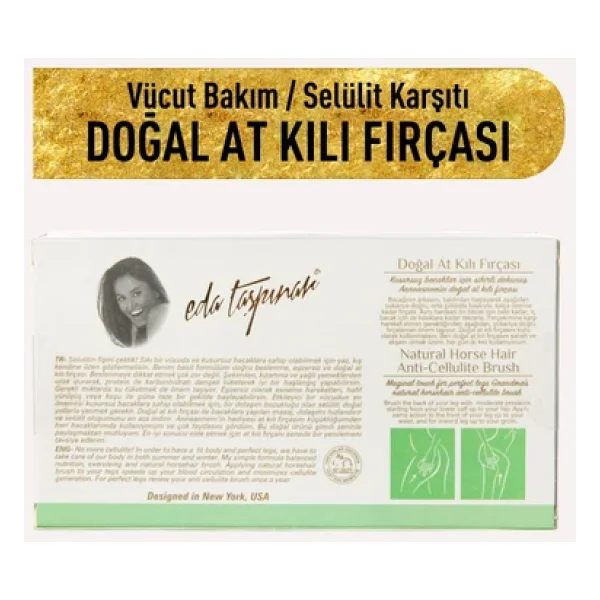 Eda Taşpınar Doğal At Kılı Masaj Fırçası - Görsel 4