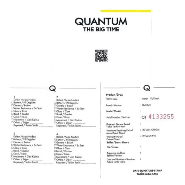 Quantum Pwg1107.851 Siyah-Kırmızı Erkek Kol Saati - Görsel 5