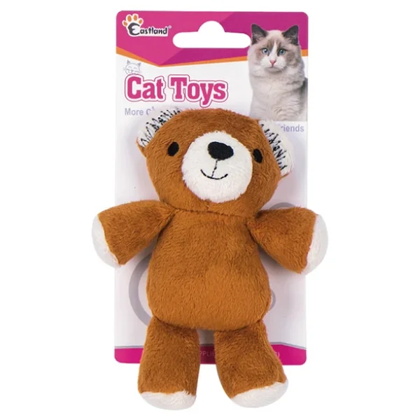 Eastland Kedi Otlu Peluş Ayıcık 12cm - Görsel 3