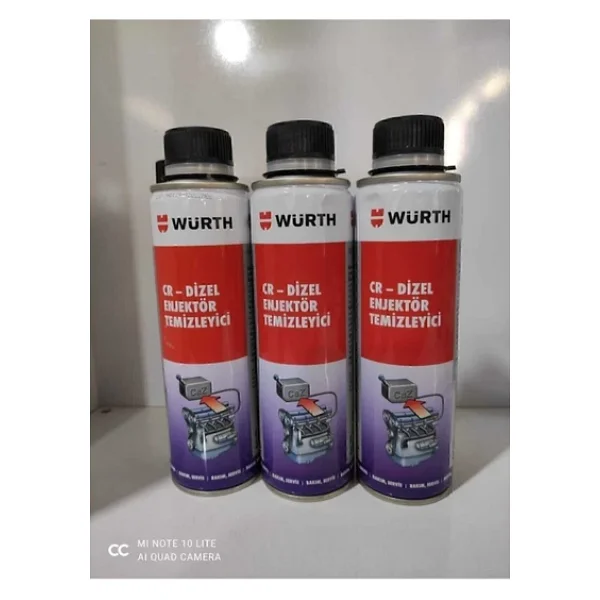 Würth 300 Ml 3'lü Dizel Enjektör Temizleyici - Görsel 6