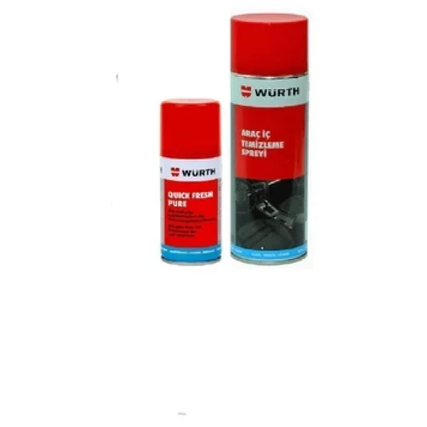 Würth Quık Fresh Pure Klima Koku Bombası & Araç Içi Köpük Temizleme Spreyi 500 Ml - Görsel 3
