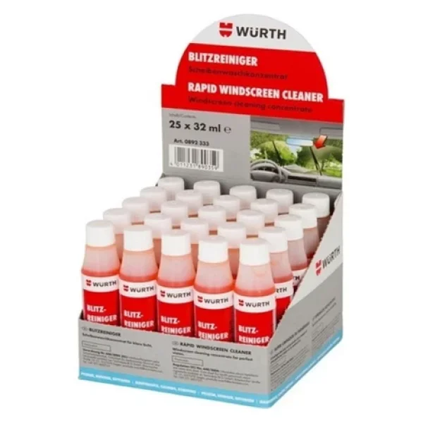 Würth 32 Ml 4'lü Konsantre Cam Temizleme Sabunu - Görsel 4