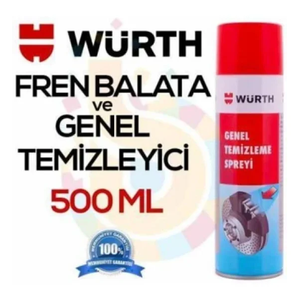 Würth Genel Temizleyici Fren Balata Spreyi 500 Ml - Görsel 4