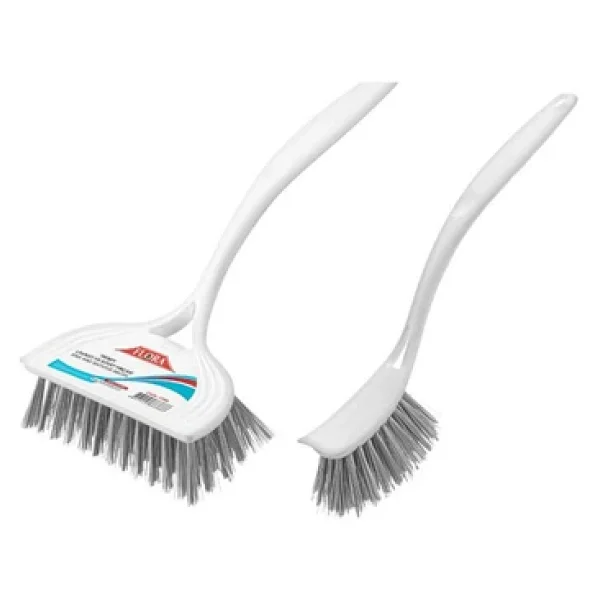 Flora 2 Li Trendy Temizlik Seti, F367 Bulaşık Fırçası + F388 Lavabo Küvet Fırçası Seti - Görsel 4