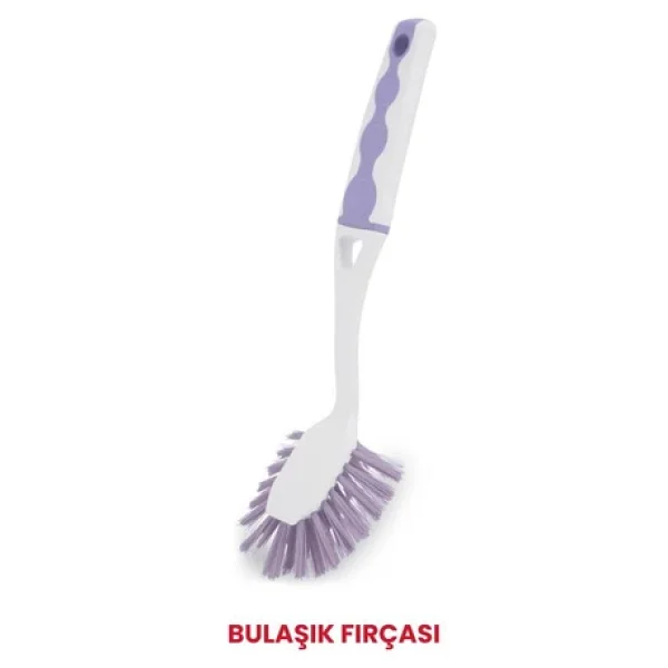 Flora 4 Lü Softline Temizlik Seti, F393 Lavabo Fırçası + F300 Bulaşık Fırçası + F309 Camsil + F308 Pompa - Görsel 3