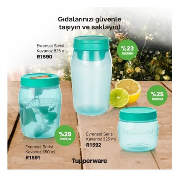 Tupperware Evrensel Kavanoz 825 Ml - Görsel 3