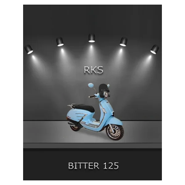 Rks Bitter 125 Cc Scooter Motosiklet - Görsel 2