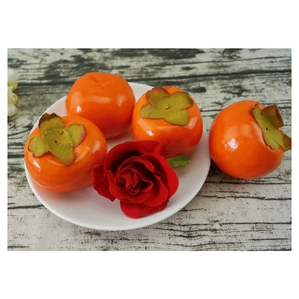 Yapay Meyve Cennet Hurması Fruit Tropik Meyve 12x7cm 1adet - Görsel 7